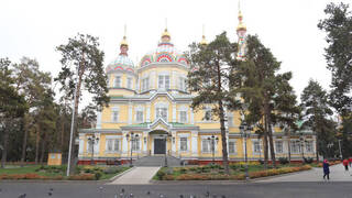 В Алматы отреставрировали знаменитый Свято-Вознесенский кафедральный собор