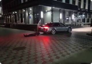 Видео с прицепленным к машине «человеком» прокомментировала полиция Павлодара