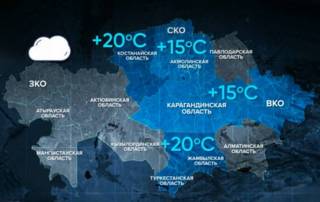 Теплая погода будет радовать казахстанцев еще неделю