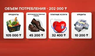 Сколько казахстанцы тратят на кредиты?