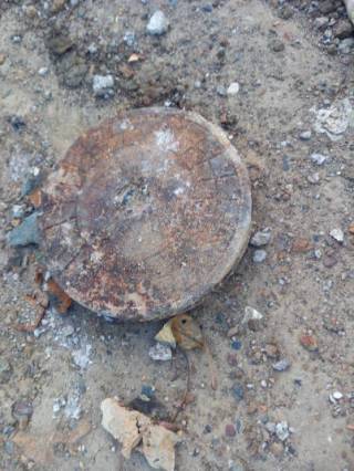 В Уральске нашли противотанковую мину времён гражданской войны