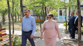 Аким города Семей Бакытжан Байахметов проверил работу оздоровительного лагеря «Орбита»