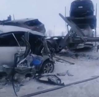 Смертельное столкновение автовоза с поездом произошло в Актюбинской области