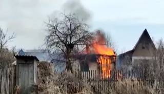 В Казахстане горят дачи