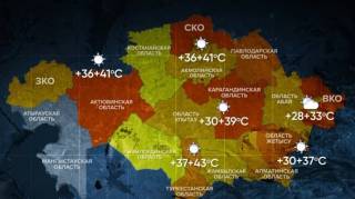 Аномальная жара испытывает казахстанцев на прочность