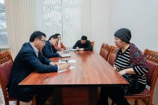 Нурлан Уранхаев принял предпринимателей ТД «Ақшың» по личным вопросам