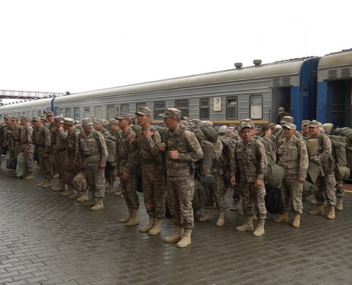 Военнослужащие Абайского гарнизона вернулись домой