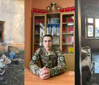 Проявивший мужество при пожаре семейчанин, проходит службу в Национальной гвардии