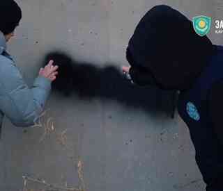 В Семее прошёл рейд против наркограффити