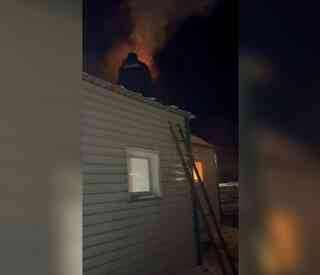 В Бескарагайском районе полицейский спас жителей от пожара