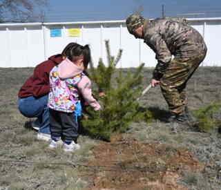 Военнослужащие Абайского гарнизона за «Таза Қазақстан»