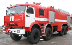Аэродромная машина для тушения пожара