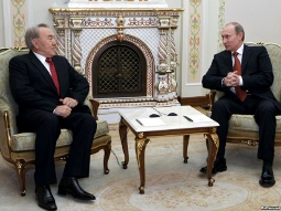 Владимир Путин и Нурсултан Назарбаев