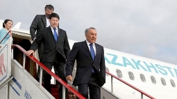 Прилет Назарбаева
