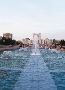 Центральная площадь в Семее