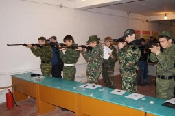 Соревнования по стрельбе среди школьников