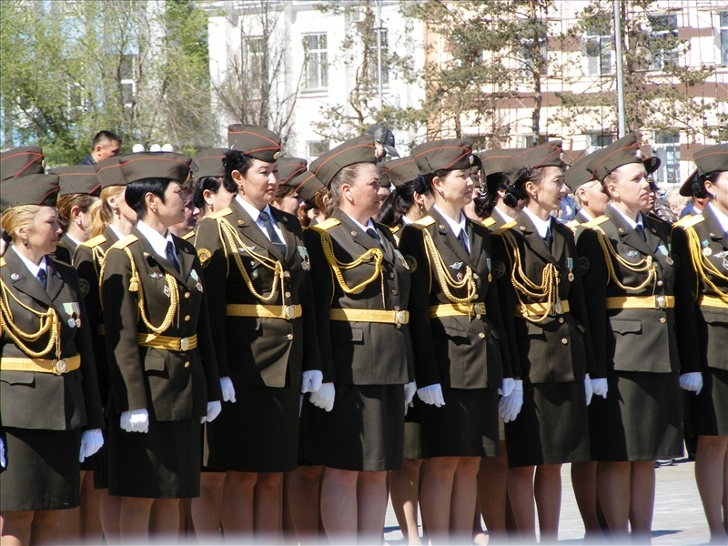 Празднование Дня защитника Отечества в Семее
