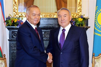 Нурсултан Назарбаев и Ислам Каримов