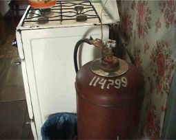 Газовый баллон в квартире