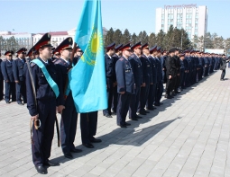 Молодое пополнение полиции в Семее