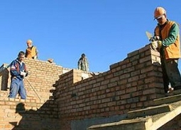 Рабочие на стройке