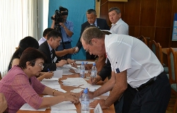 Выборы сельских акимов в Семее