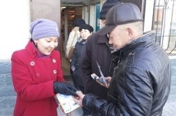 Акция по отказу от курения в Семее