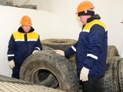 Завод по переработке шин в Кызылорде