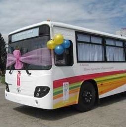 Автобус с шариками