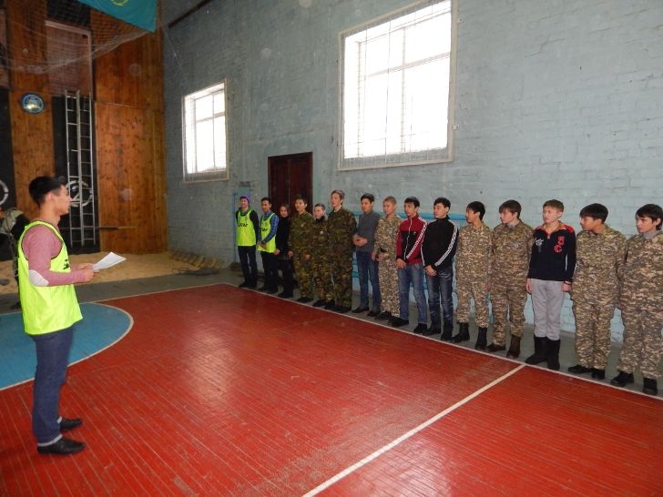 Соервнования по пожарно-спасательному спорту среди школьников