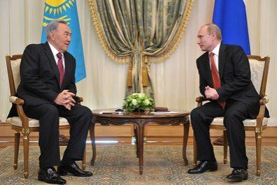 Назарбаев и Путин