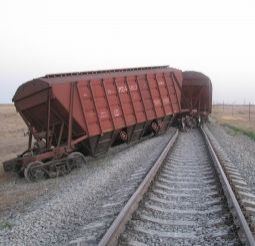 Сход вагонов