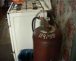 Газовый баллон в квартире