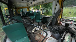 Авария пассажирского автобуса