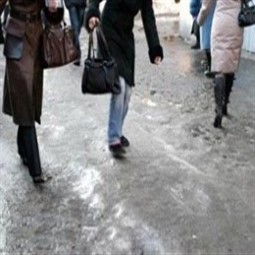 Гололёд в Семее