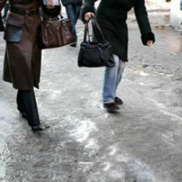 Гололёд в Семее