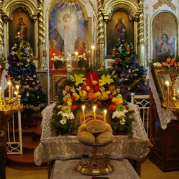 Празднование Рождества в Семее