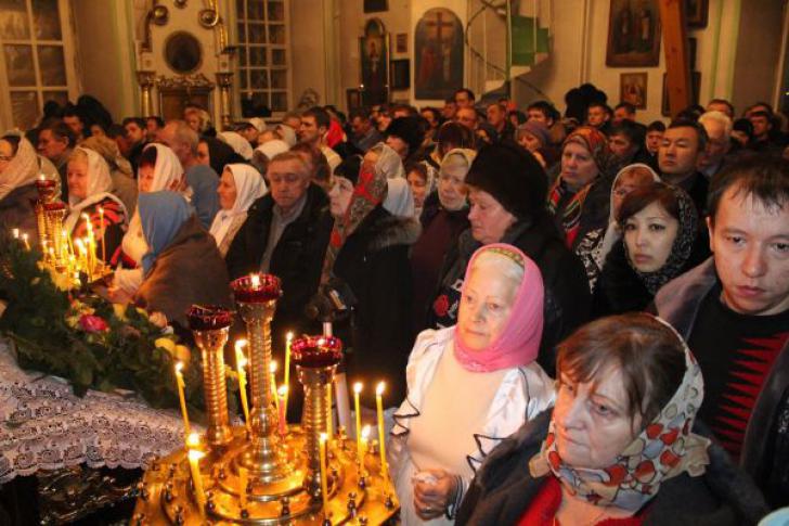 Празднование Рождества в Семее