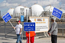 Забастовка нефтяников