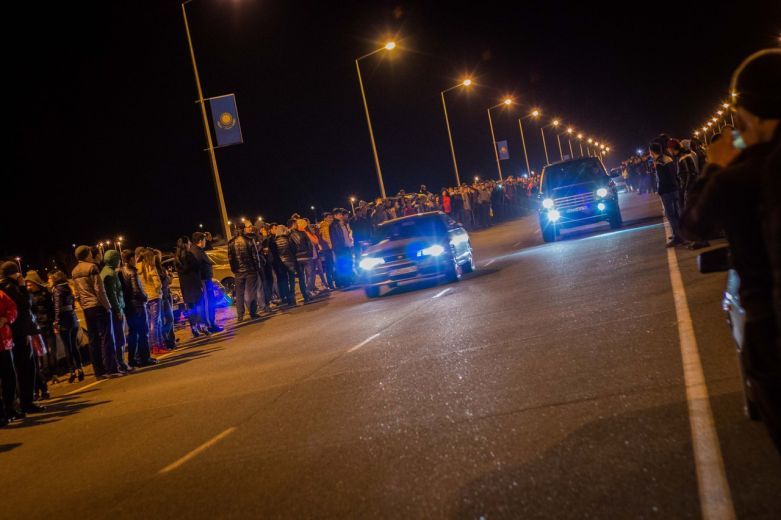 Автогонки в аэропорту Семея