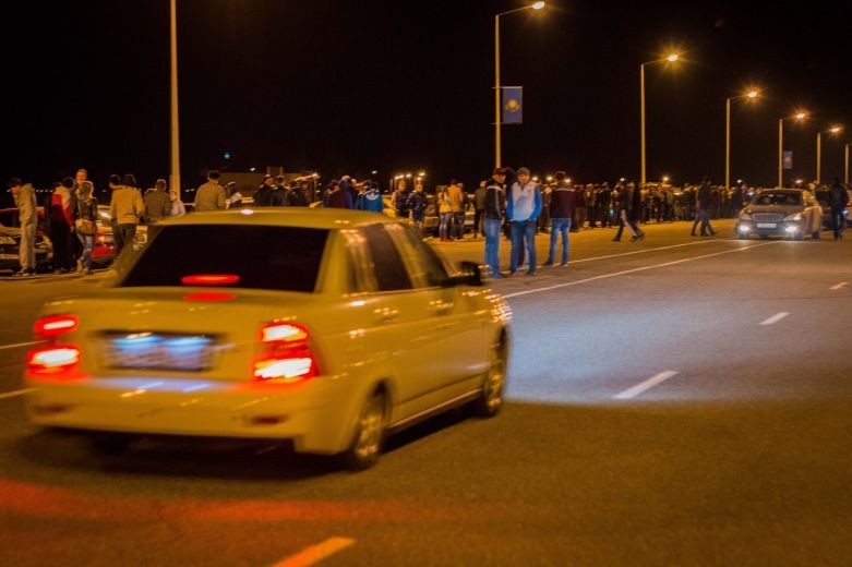 Автогонки в аэропорту Семея