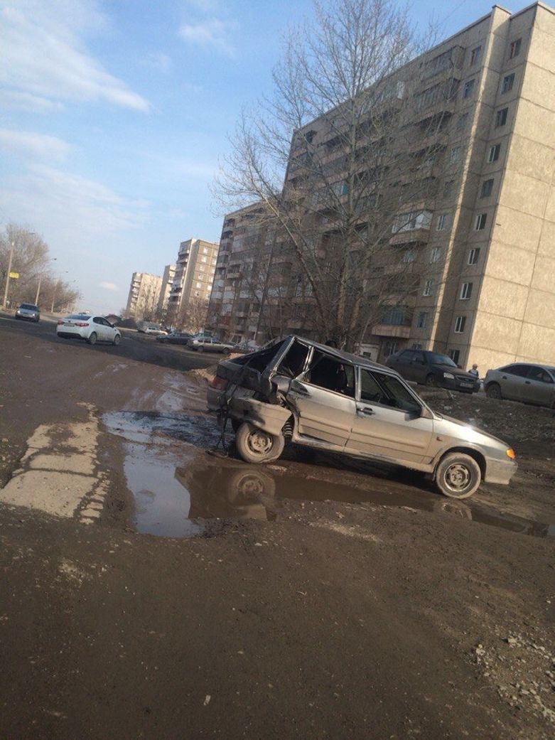 ДТП на пересечении улиц Би-Боранбая-Кабанбай батыра