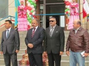 На открытии строительства мясоперерабатывающего завода в Семее