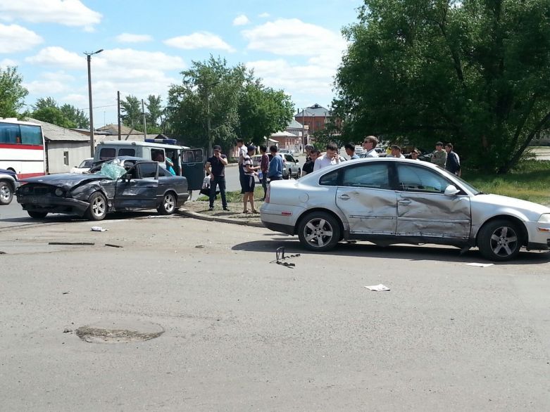Авария на Морозова в Семее