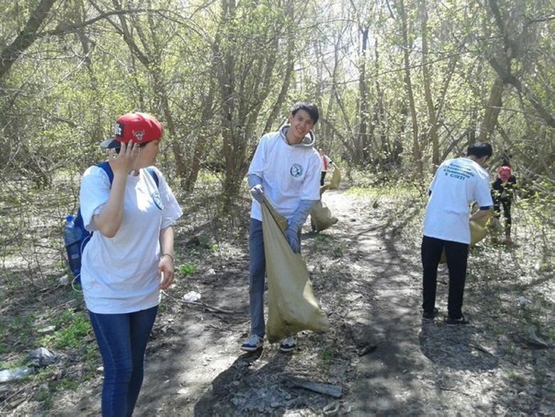 Субботник на острове Полковничий