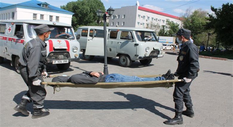 Учения железнодорожников