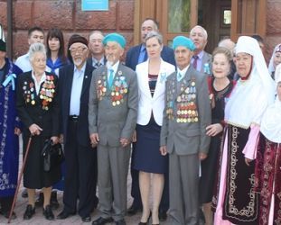 Проводы ветеранов ВОВ в Семее