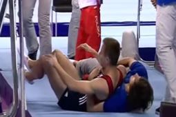 Падение гимнаста