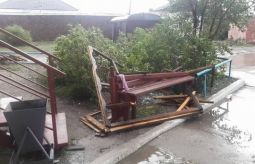 Последствия урагана в Семее