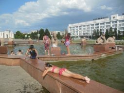 Жара в Семее